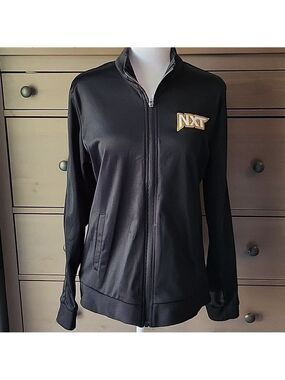 NXT WWE NYLON ZIPPER FRONT TRACK JACKET WOMEN'S MEDIUM